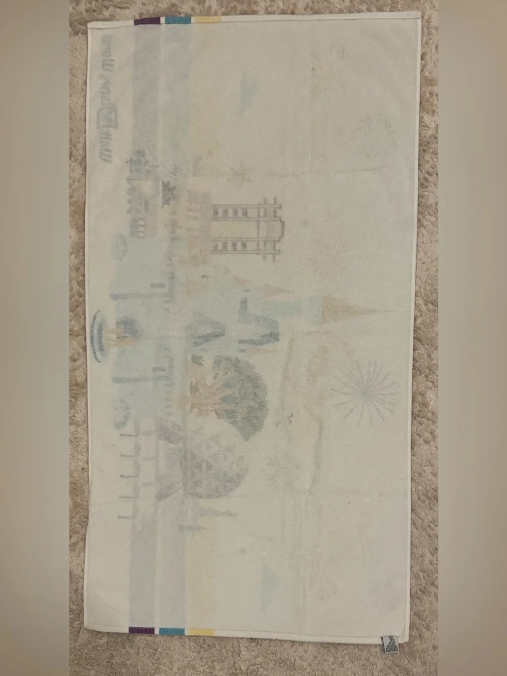 Walt Disney World 50th Anniversary Vault Collection Beach Towel